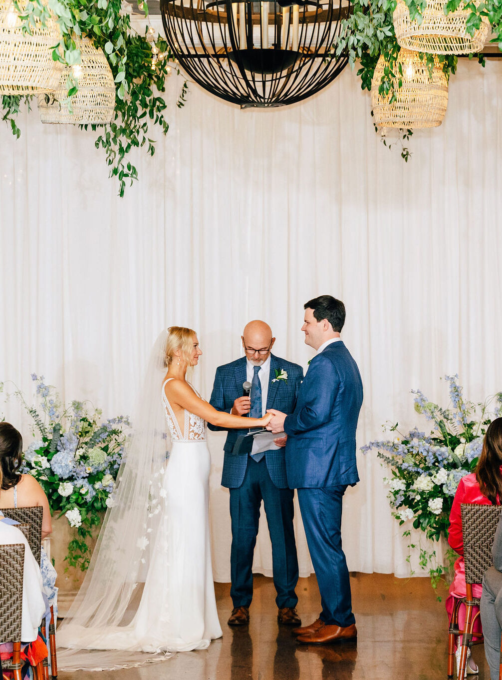 A gorgeous room decorated for a wedding