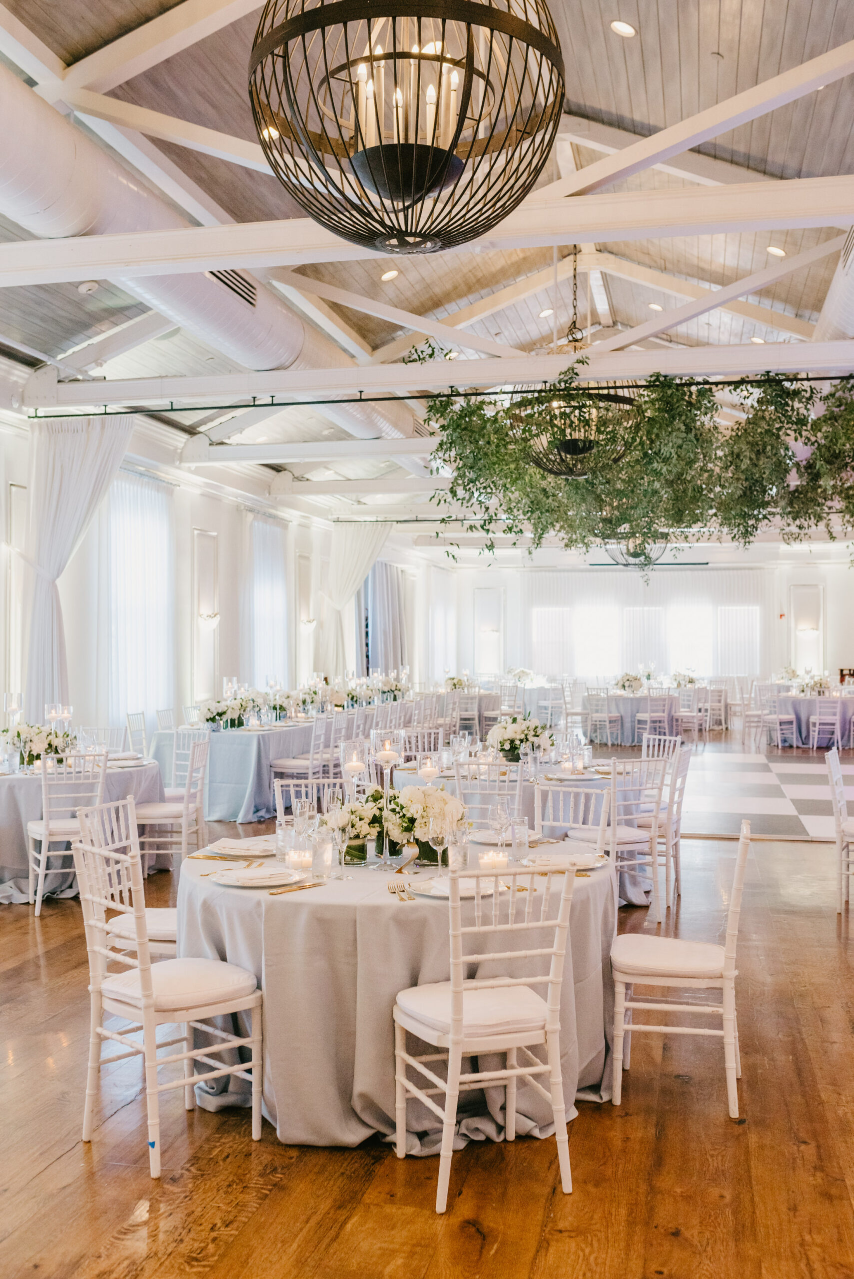 A gorgeous room decorated for a wedding