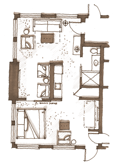 Folger Suite Floor Plan