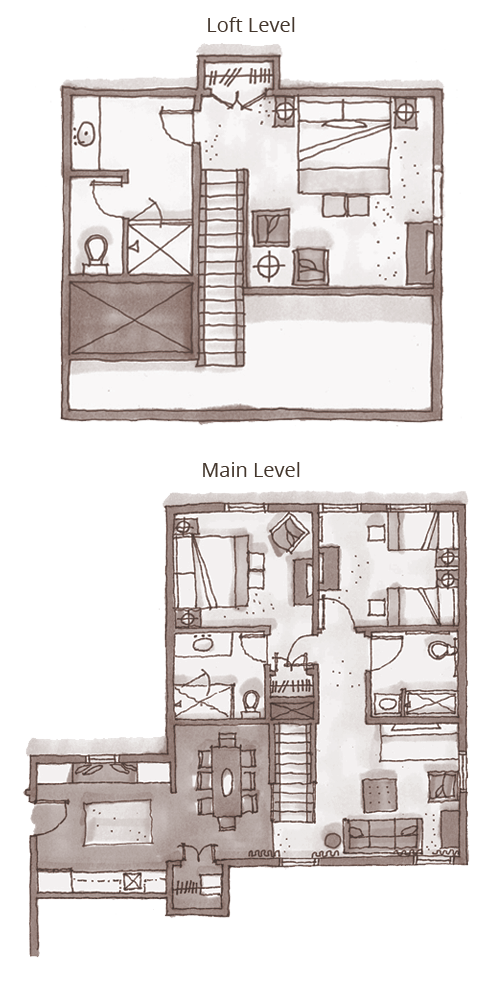 Captain Cromwell Suite Floor Plan