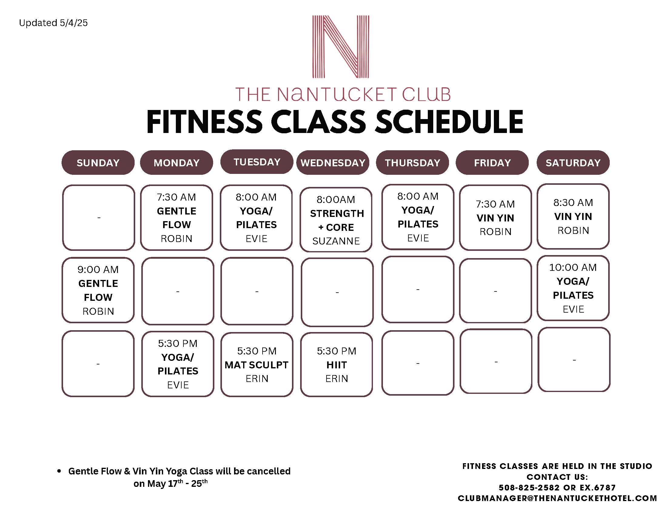 CLASS SCHEDULE_5_4